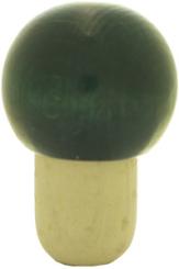 Handgriffkorken kugel  K 19,5er PE grün 