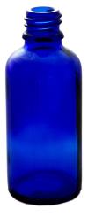Tropfenflasche 0,05 blau DIN 18 