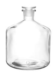 Bürettenflasche 2,3 l weiss inkl. Glasverschluss 