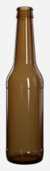 Bierflasche-Longneck 0,33 braun Einweg 