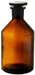 Steilbrustflasche 0,5 braun inkl. Glasverschluss H 178mm, D 87,5mm 
