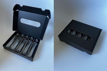 Geschenkkarton 5x0,05 Kendo schwarz/schwarz 