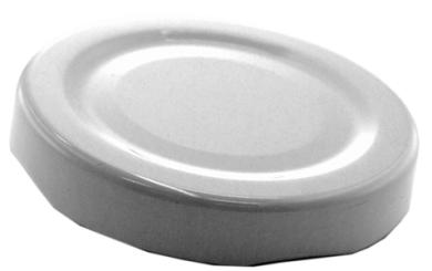 Deckel TO 66 weiss esbo-reduziert  mit Button 