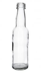 Kropfhalsflasche 0,1 ltr. weiß PP22 