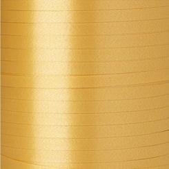Kunststoff Geschenkband gold 10mm 10mm breit, 250 lfm/Rolle Kräuselband Henne 
