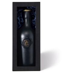 Vario Stülpdeckelbox Nr.8 Lino Leinenoptik mit Fenster schwarz 