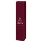 Faltschachtel 1er Christmas Tree  rot 81x81x360mm 