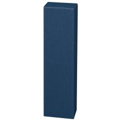 Faltschachtel 1er Magn.Sekt Welle  Dunkelblau 112 x 112 x 405 mm (L/B/H) 