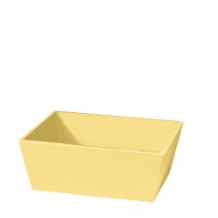 Geschenkkorb 4-Eck, hellgelb klein 