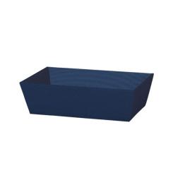 Geschenkkorb 4-Eck, Blau mittel 