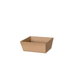 Korb 4eck Lino natur klein 190x140x100mm 