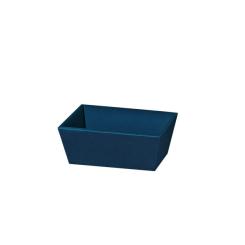Korb 4eck Lino blau klein 190x140x100mm 