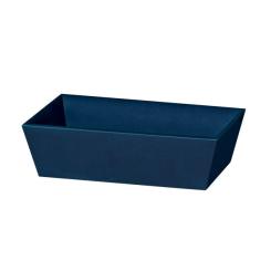 Korb 4eck Lino blau mittel 330x190x110mm 