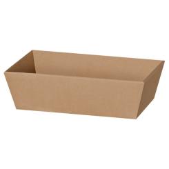 Geschenkkorb 4-Eck Classic Lino natur, groß 370 x 280x 130 mm 