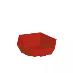 Geschenkkorb 6-Eck OW Hellrot, mittel 