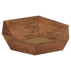 Geschenkkorb 6-eck timber, gross 