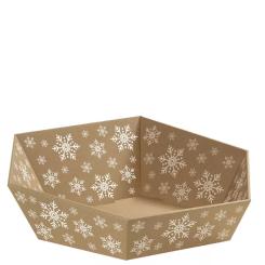 Geschenkkorb 6-Eck Schneeflocke klein 