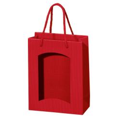 Papiertüte offene Welle VARIO 1 rot 