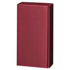 2er Geschenkkarton Offene Welle Bordeaux 