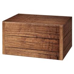 6er Geschenkkarton Natural Style mit aufgedruckter Holzoptik 