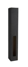 Platin-Tragekarton 1 x 0,1 schwarz mit Fenster 