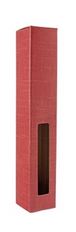 Platin-Tragekarton 1 x 0,1 Bordeaux mit Fenster 