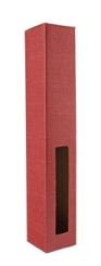 Platin-Tragekarton 1 x 0,2 Bordeaux mit Fenster 