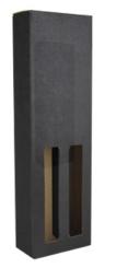 Platin-Tragekarton 2 x 0,35 schwarz mit Fenster 