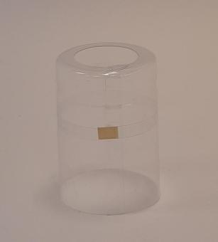 Schrumpfkapsel transparent 33,5 x 50 Abriss horizontal gold 