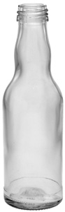 Kropfhalsflasche  0,2 MCA weiß 