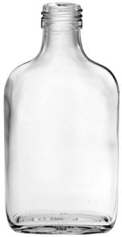 Taschenflasche PP 28 0,1 weiss 