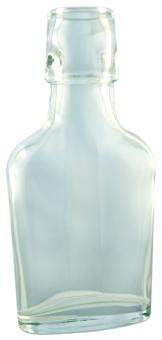 Taschenflasche 0,1  Lochmündung weiss 