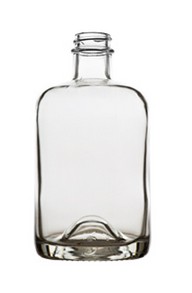 Apothekerflasche 0,5 GPI weiss 16,44cm hoch 