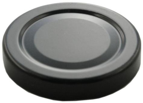Deckel TO 82 schwarz Esbo-reduziert mit Button 