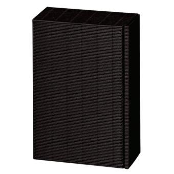 Geschenkkarton Vario 1 offene Welle, schwarz 