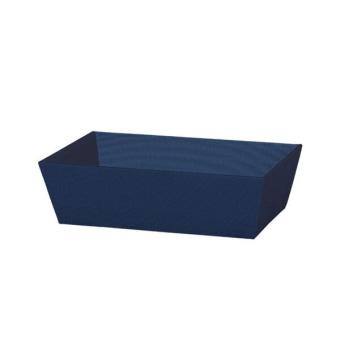 Geschenkkorb 4-Eck, Blau mittel 