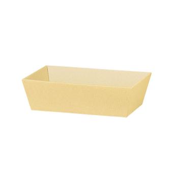 Geschenkkorb 4-Eck, Creme mittel 