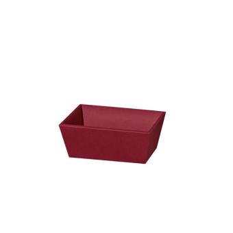 Korb 4eck Lino rot klein 190x140x100mm 