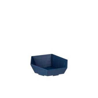 Geschenkkorb 6-Eck, Blau, klein 