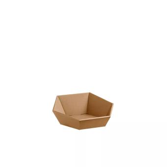Geschenkkorb 4-Eck Lino, Natur, Gross 