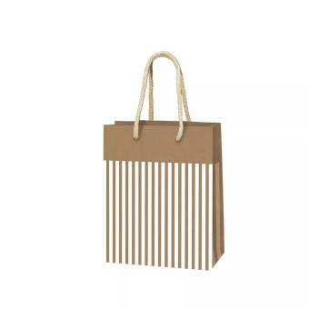 Geschenktasche Vario 8 Streifen natur/weiss 200 