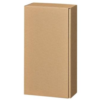 2er Geschenkkarton Offene Welle Natur 
