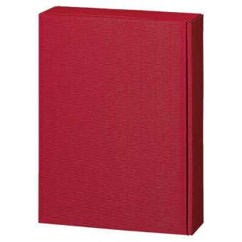 3er Geschenkkarton Offene Welle Bordeaux 