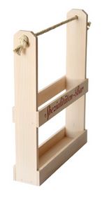 Holz-Spezial-Bar m.Kordel f. 2 x 0,1 Platin 